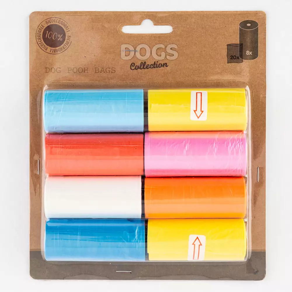 Bolsa pets collection 8 rollos x160 unidades surtido 491003110