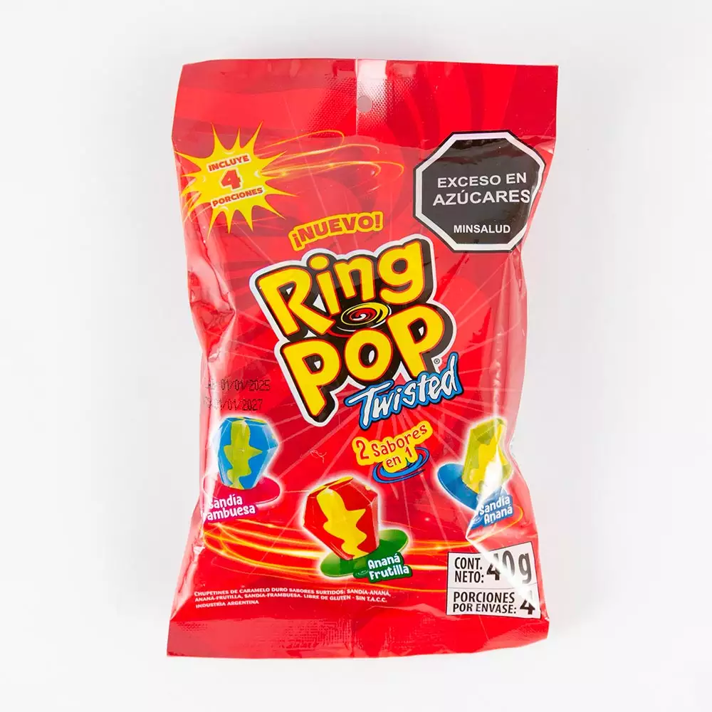Bolsa Ring Pop Efrutti 40 Gr 42113