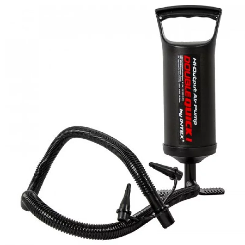 Bomba Intex Manual 29X10X8Cm Negro Plastico 68612