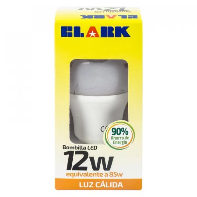 Bombillo Clark E27 Luz Calida 3 Ud 12 W 1210