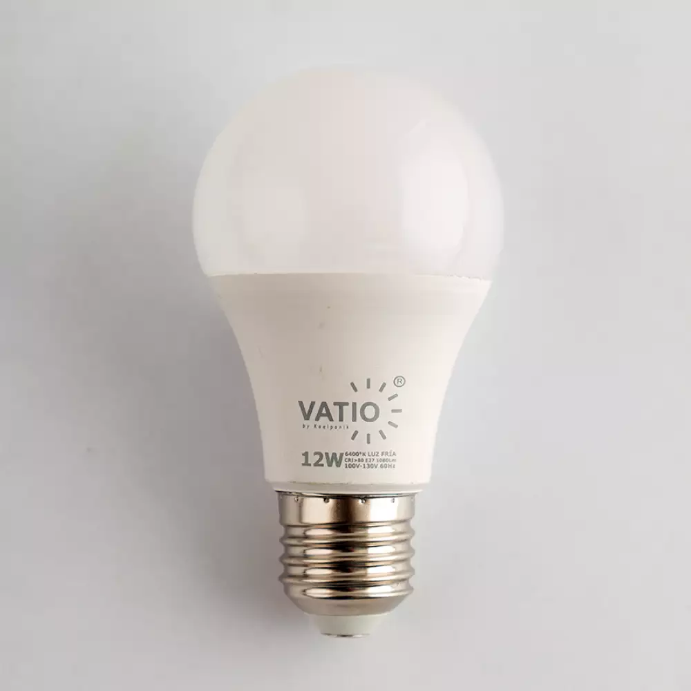 Bombillo Vatio E27 Luz Dia Cm 3 Ud 12 W 22088