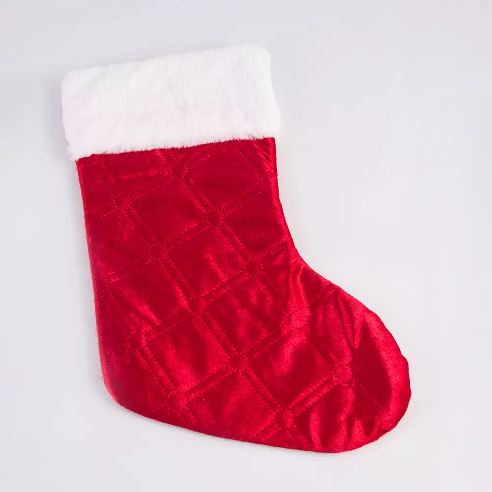 Bota Miro Christmas 1X45Cm Rojo Verde Poliester 831-196-2406