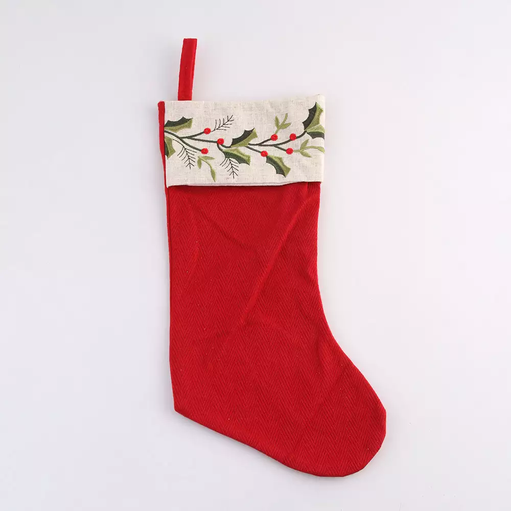 Bota Miro Christmas 1X50Cm Rojo Poliester 831-Xmtx532-2516