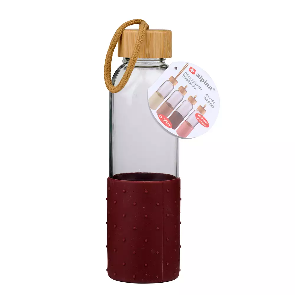 Botella Alpina Transparente 500 Ml Vidrio 871125223055