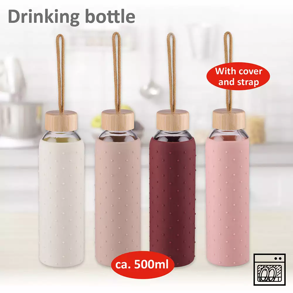 Botella Alpina Transparente 500 Ml Vidrio 871125223057