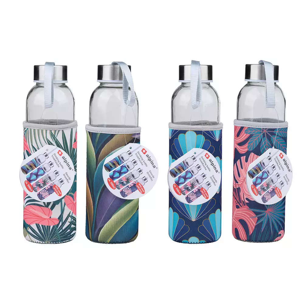 Botella Alpina Transparente 500 Ml Vidrio 871125224178