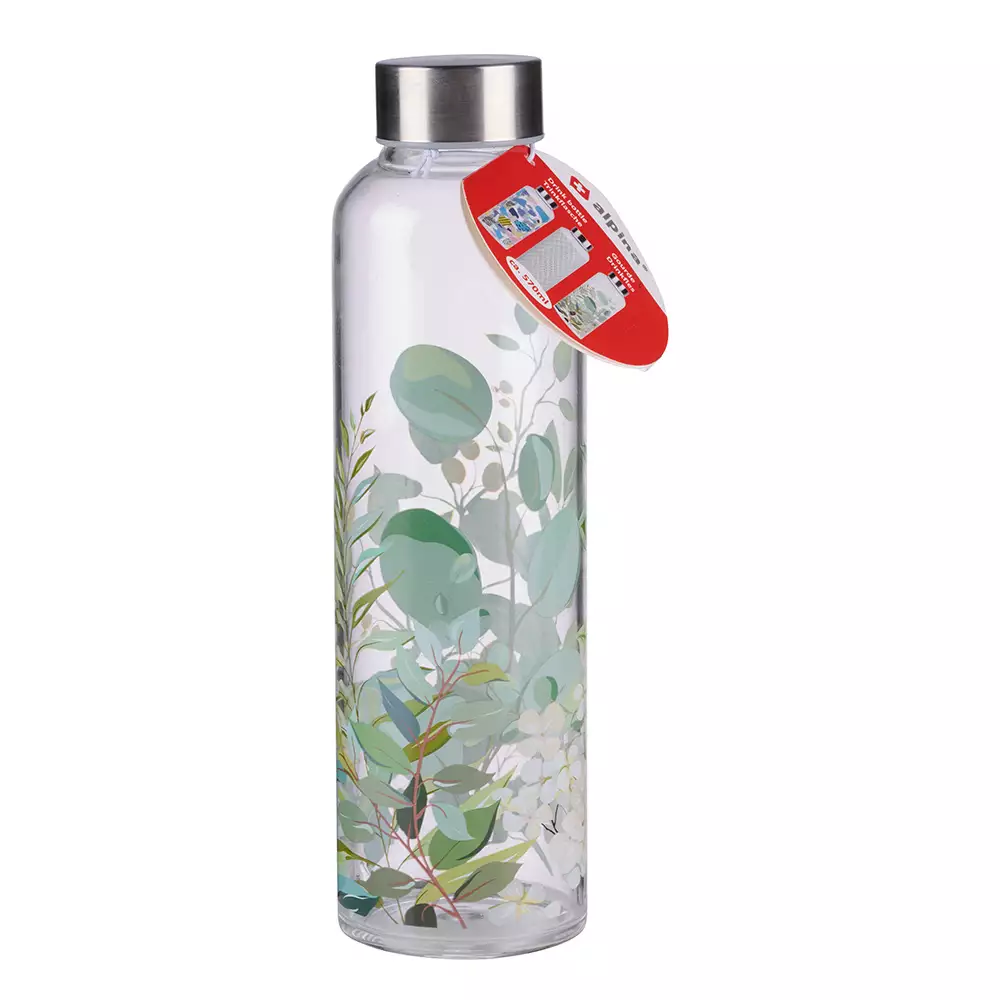 Botella Alpina Transparente 570 Ml Vidrio 871125224019