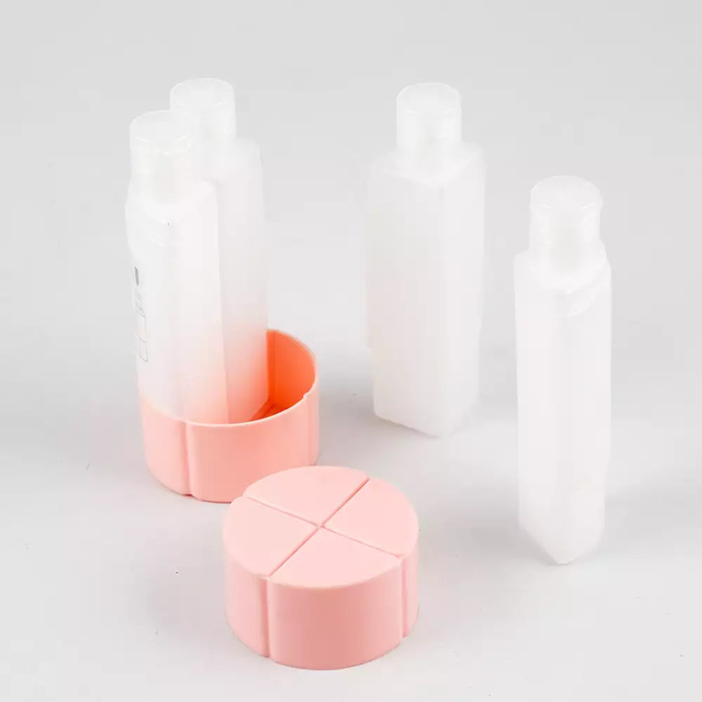 Botellas de viaje Cosmetic Club Setx4 En Plástico