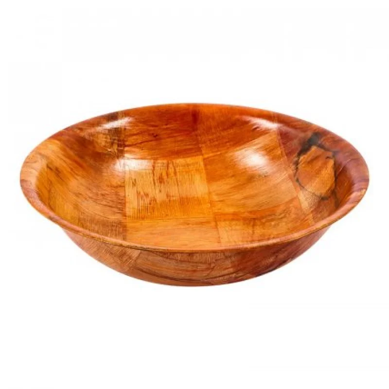 Bowl Tazon 800Ml 20Cm Ensalada En Plastico Estilo Madera Kt0061