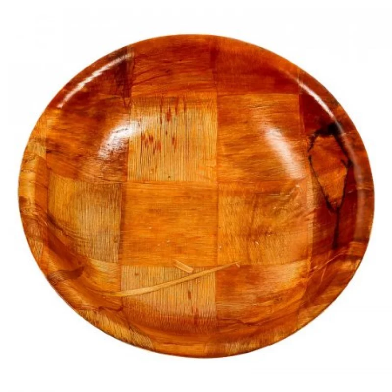 Bowl Tazon 800Ml 20Cm Ensalada En Plastico Estilo Madera Kt0061