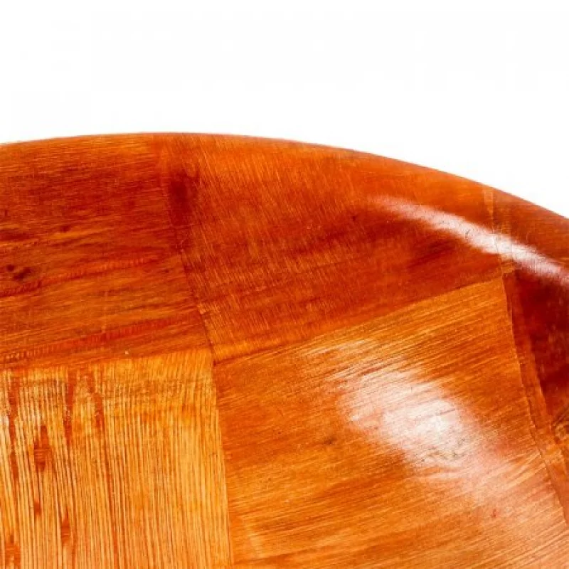 Bowl Tazon 800Ml 20Cm Ensalada En Plastico Estilo Madera Kt0061