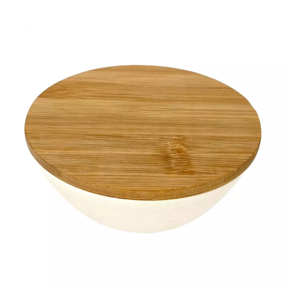Bowl Tazon Con Tapa Concepts 3200Ml Blanco Y Cafe En Melamina 0852