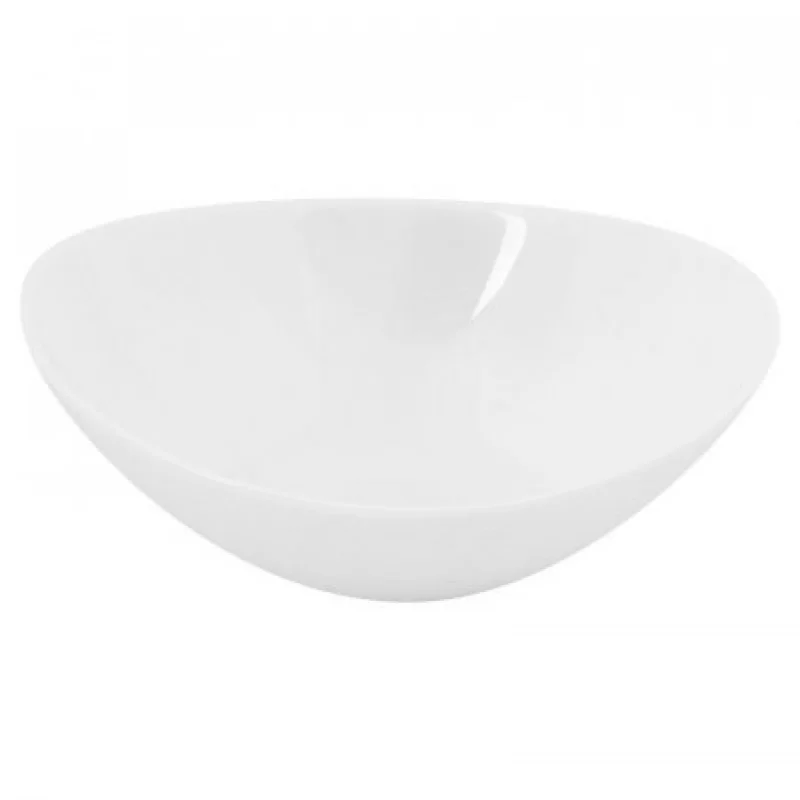 Bowl Tazon Expressions 15Cm 350Ml Blanco Ovalado En Vitroceramica