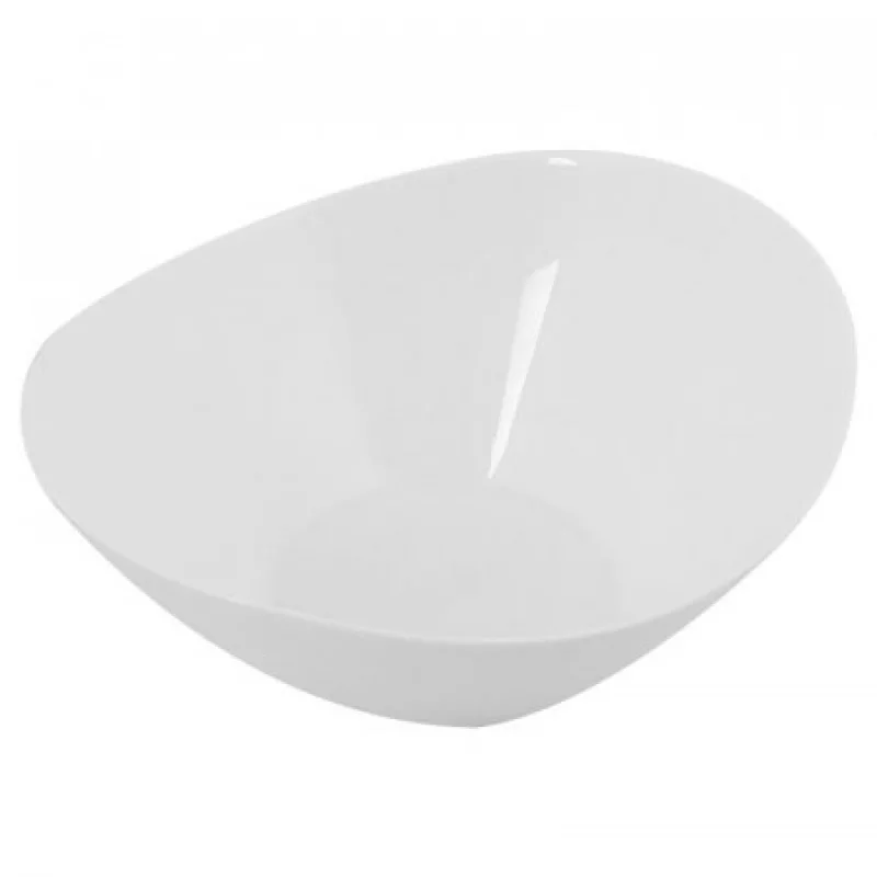 Bowl tazon expressions 25cm blanco ovalado en vitroceramica  lcw100/3