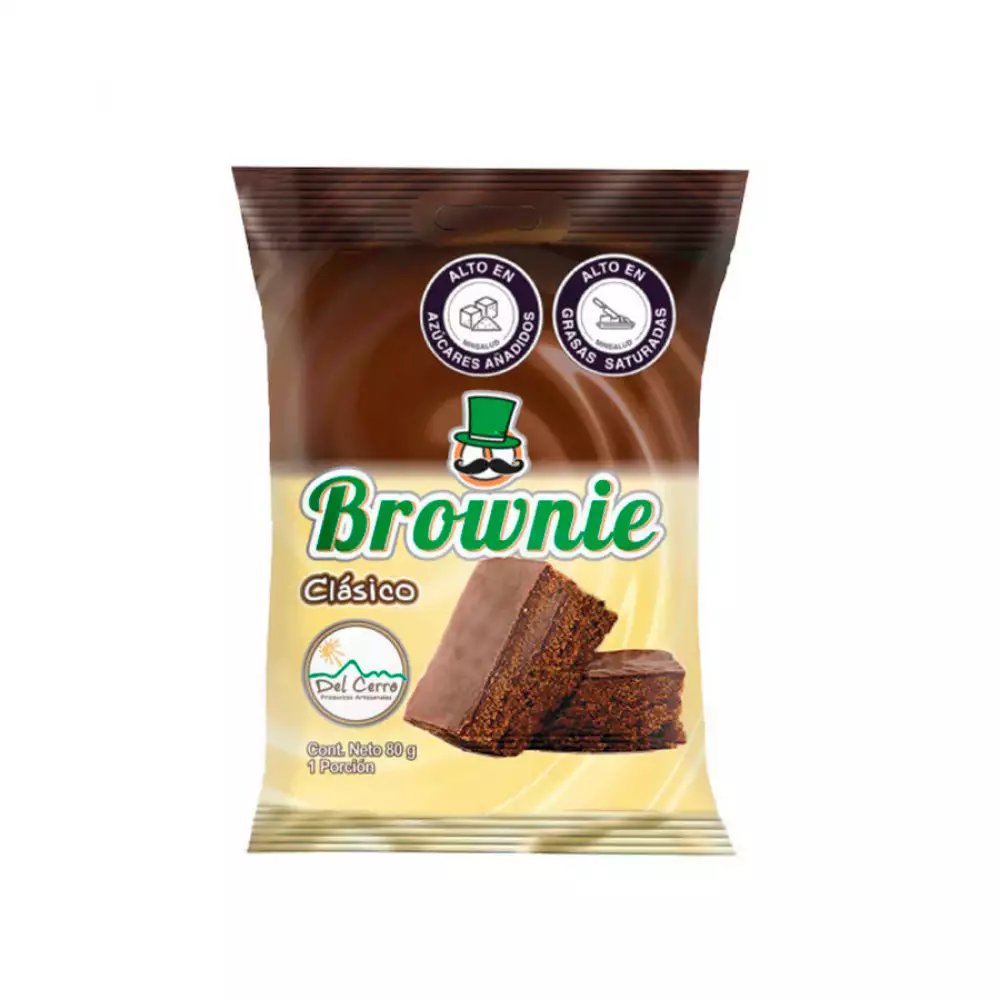 Brownie Chocolate Del Cerro 80Gr  Café