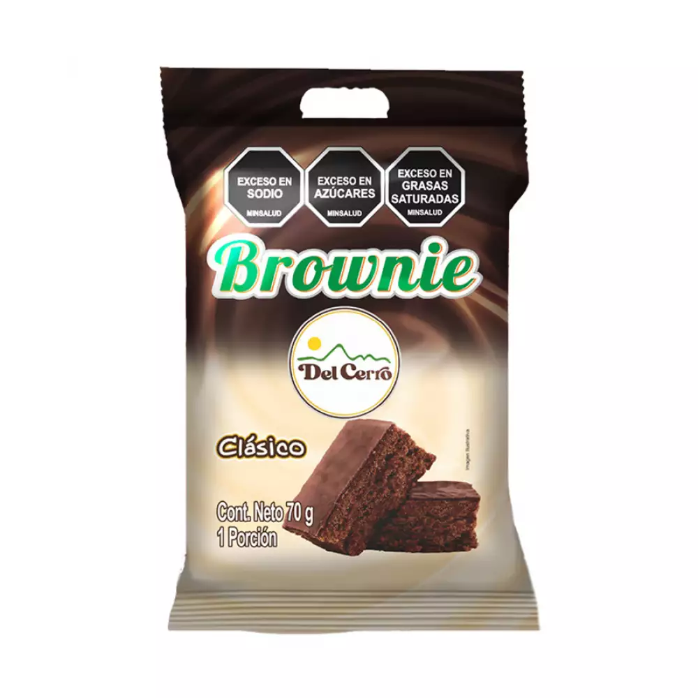 Brownie Del Cerro 70 Gr Chocolate 0189