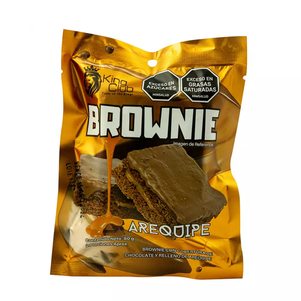 Brownie King Club Arequipe 80 Gr Kc-010