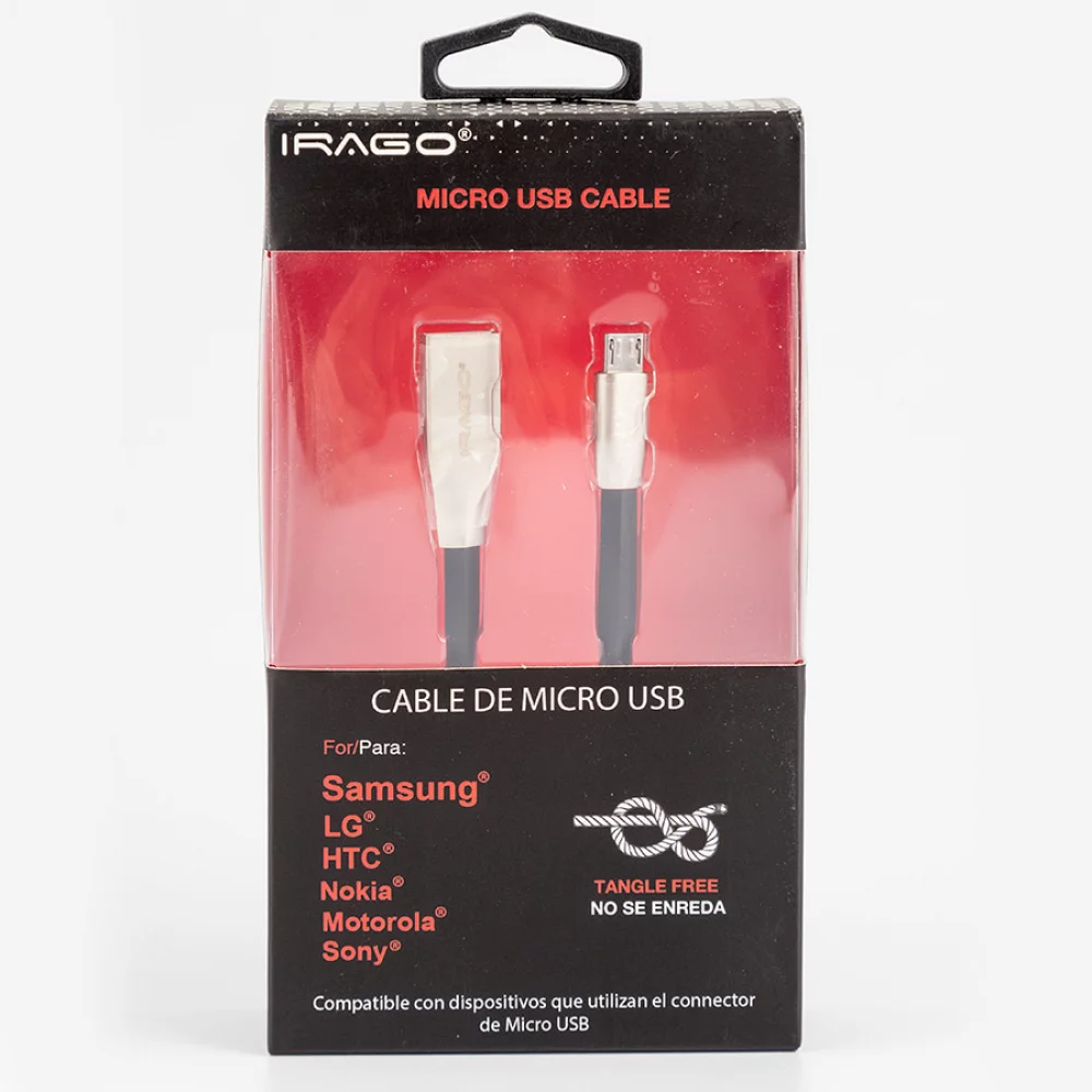 Cable Usb Irago 7903 Carga Micro