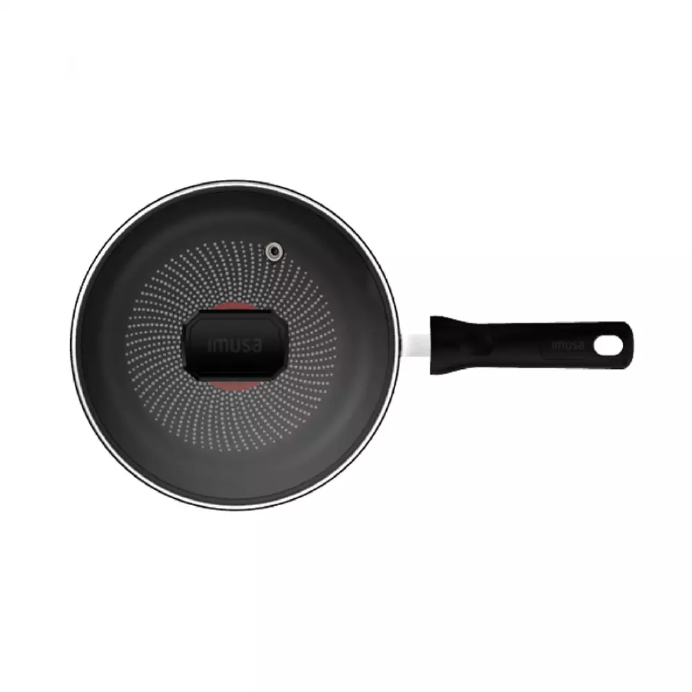 Cacerola Con Tapa Imusa Hardtitan 16Cm Negro Antiadherente 5861034643