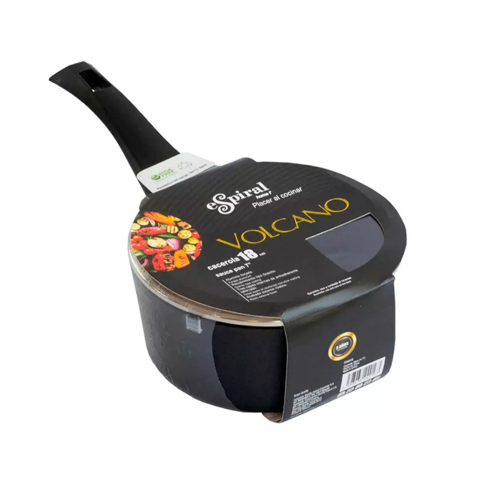 Cacerola Espiral Volcano 18Cm Aluminio Forjado    Foa0418