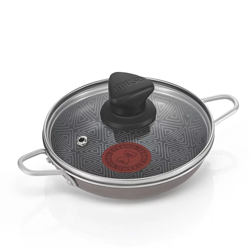 Cacerola Tefal Set x2 14 y 16cm Antiadherente Tapa Vidrio