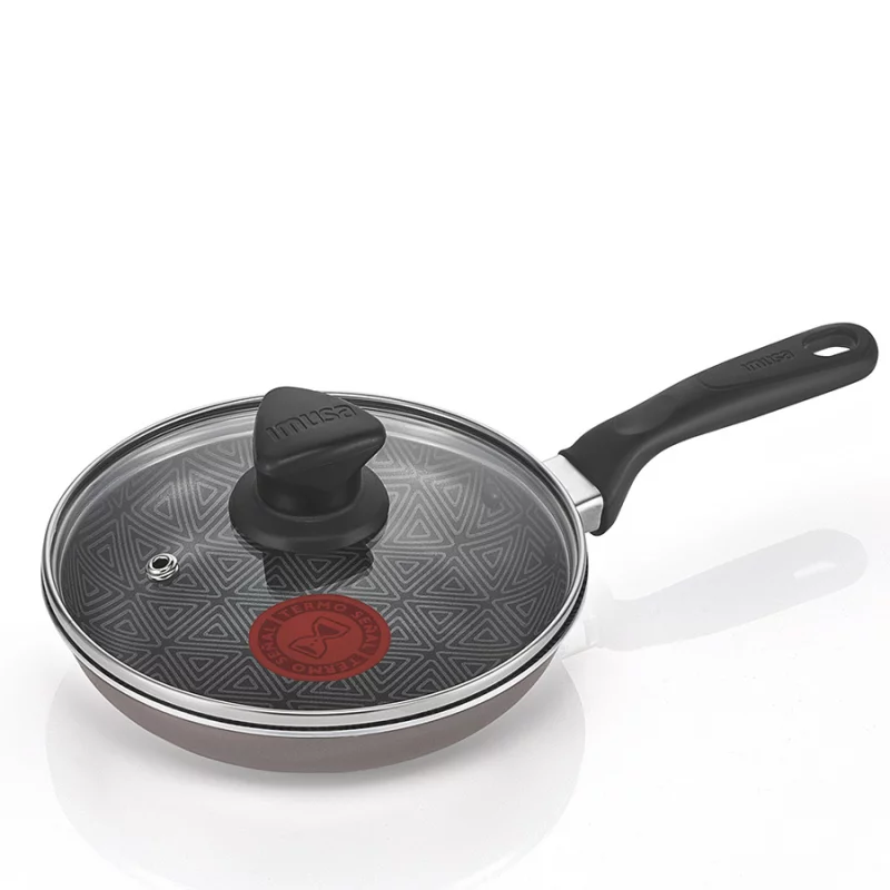 Cacerola Tefal Set x2 14 y 16cm Antiadherente Tapa Vidrio