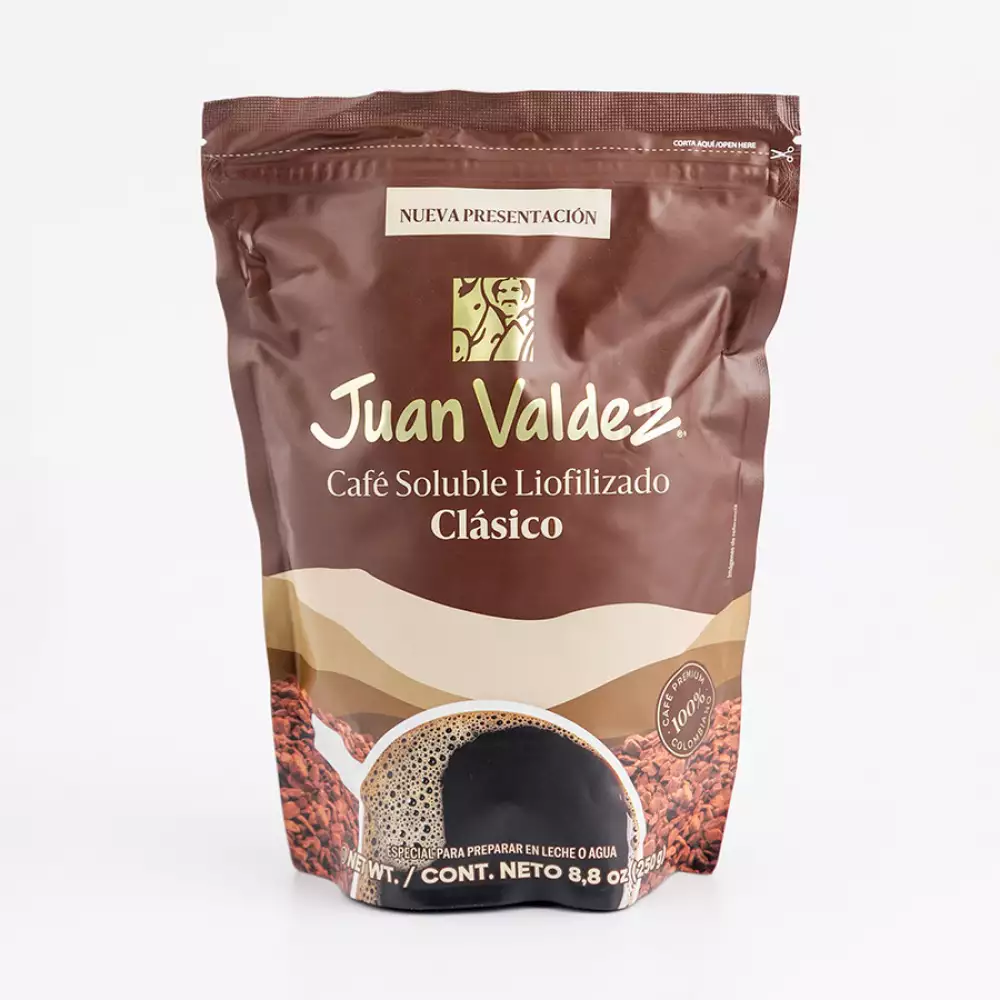 Cafe Juan Valdez Doypack Clasico Liof 250 Gr