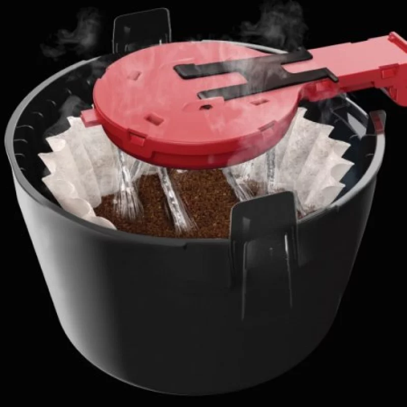 BLACK+DECKER Cafetera programable para 12 tazas, color negro : Hogar y  Cocina 
