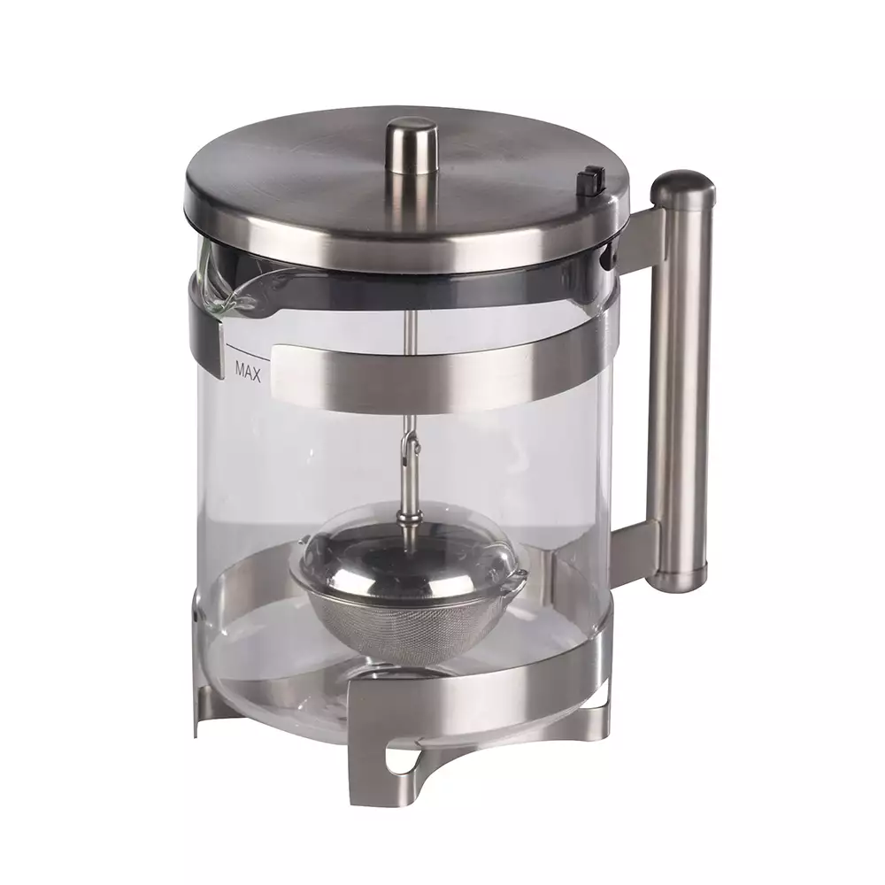 Cafetera Francesa Alpina Transparente 1000 Ml Vidrio 87112529