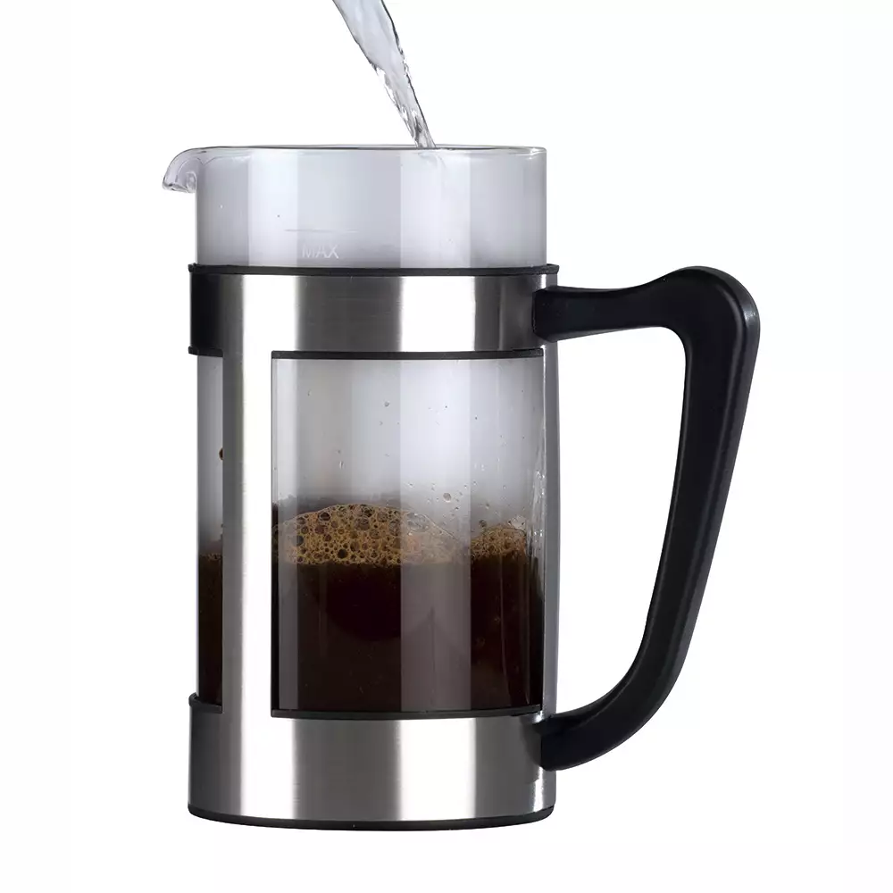 Cafetera Francesa Alpina Transparente 1000 Ml Vidrio 87112529