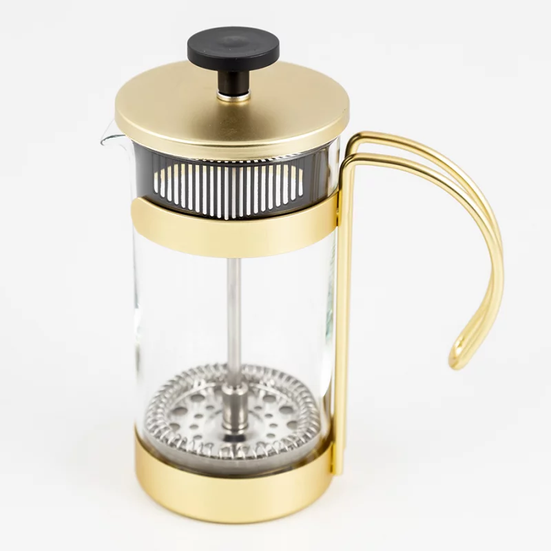 Cafetera Francesa Expressions Dorado 2 Tz Vidrio 1-021-2Gd