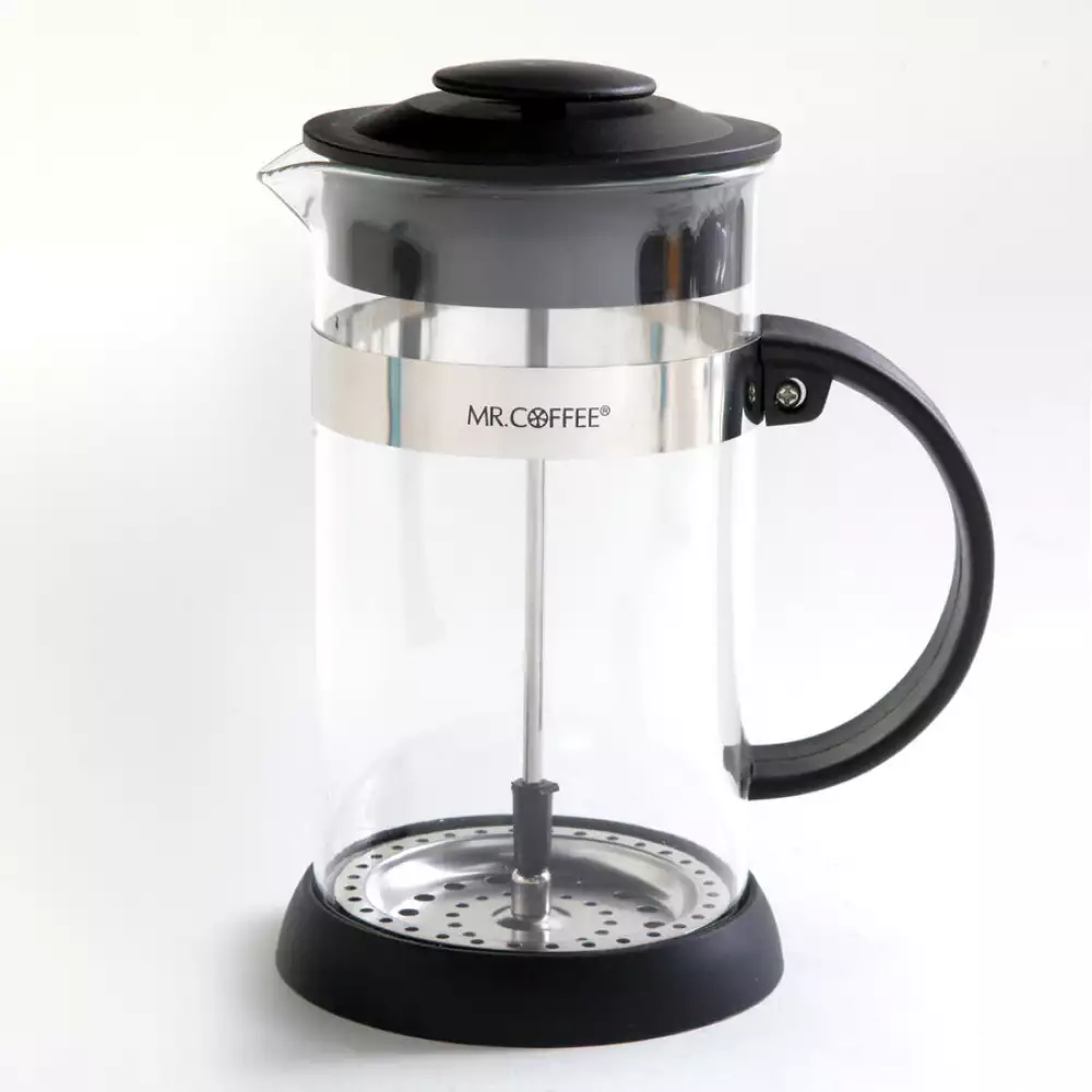 Cafetera Francesa Mr Coffee Negro 32 Oz Vidrio 60264.01