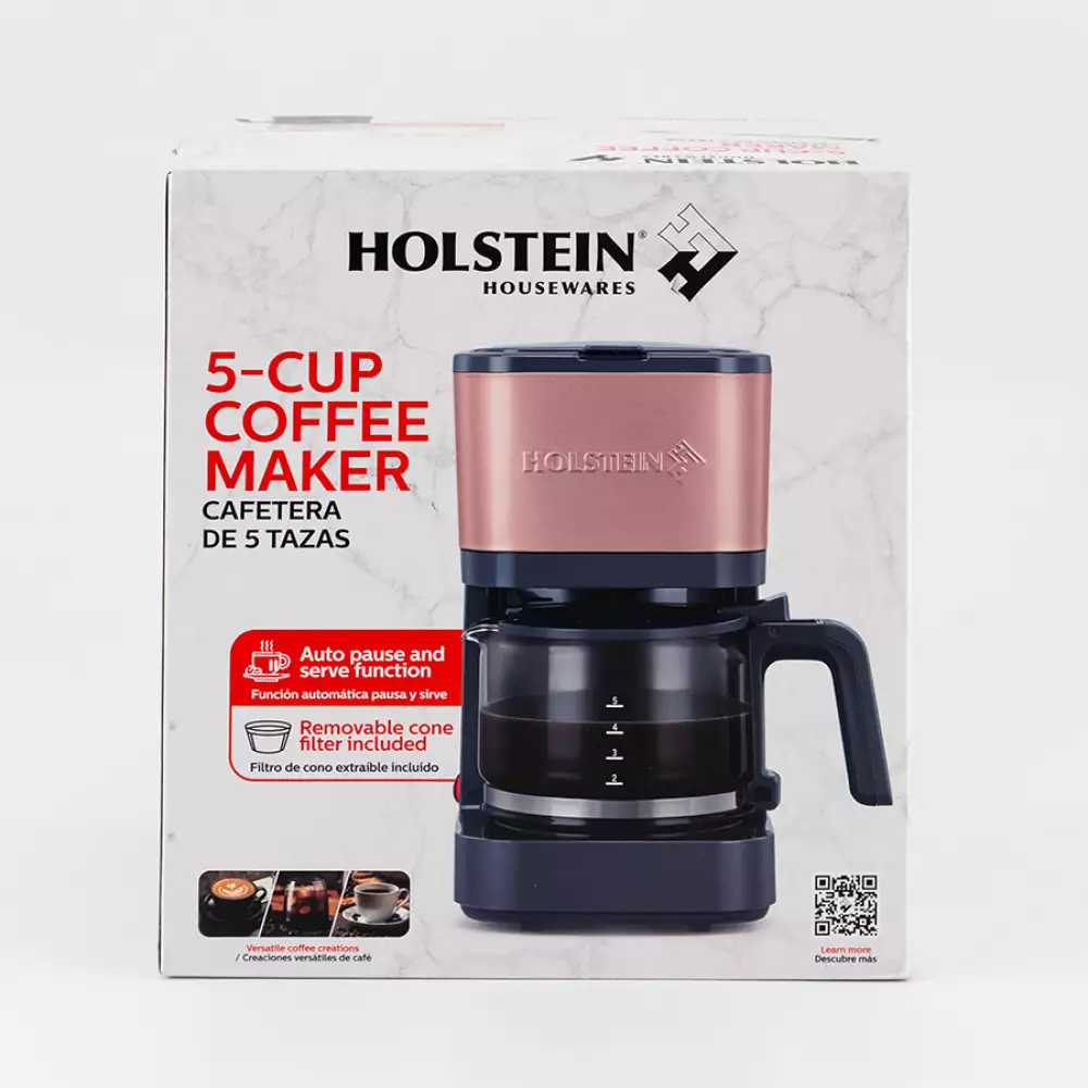 Cafetera Holstein Gold 5 Tz 600 W Hh-09101062Dz