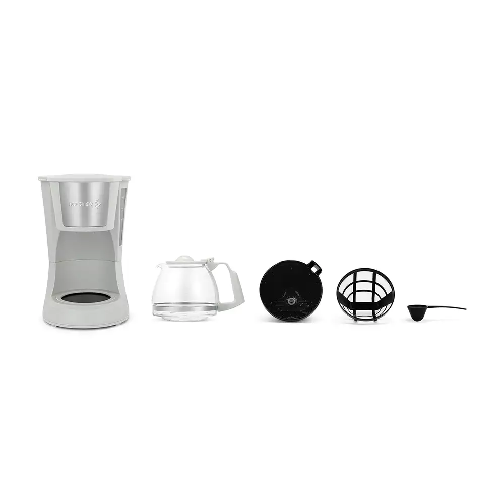 Cafetera Holstein Gris 6 Tz 600 W Acero Inoxidable Vidrio H