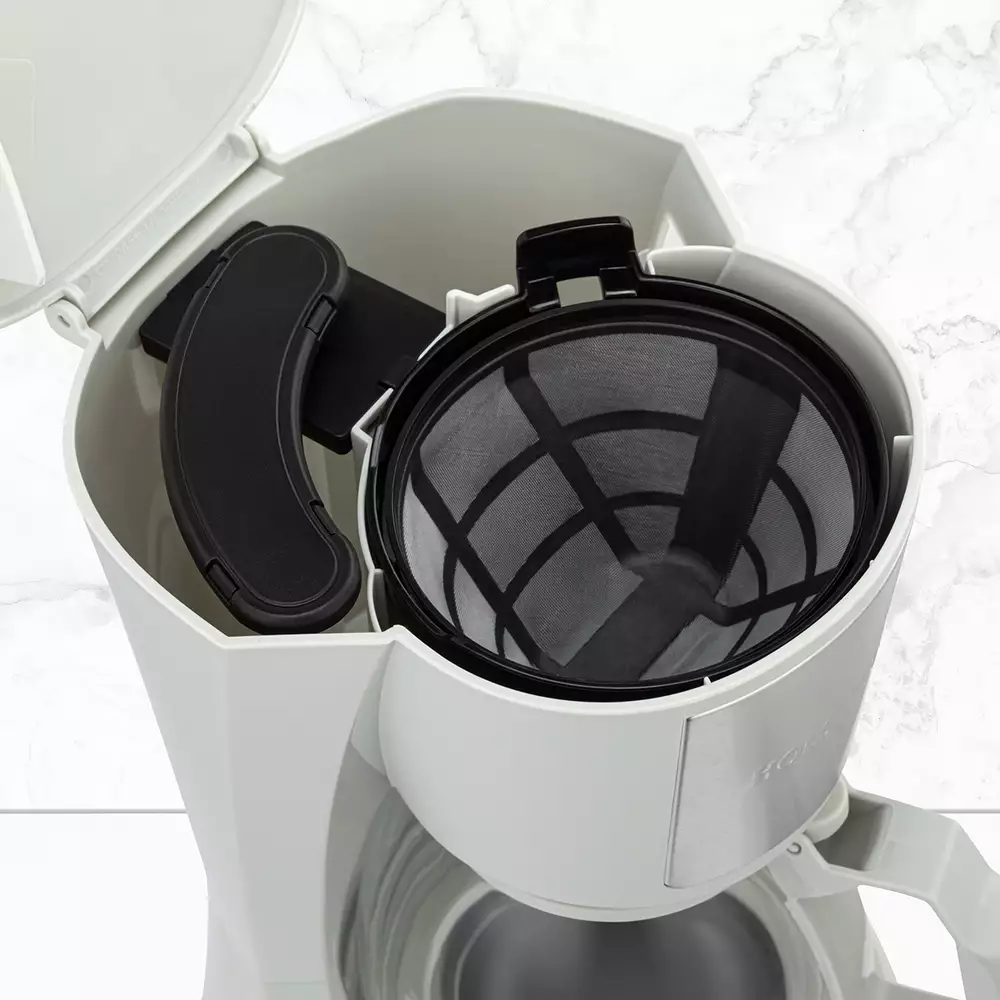 Cafetera Holstein Gris 6 Tz 600 W Acero Inoxidable Vidrio H