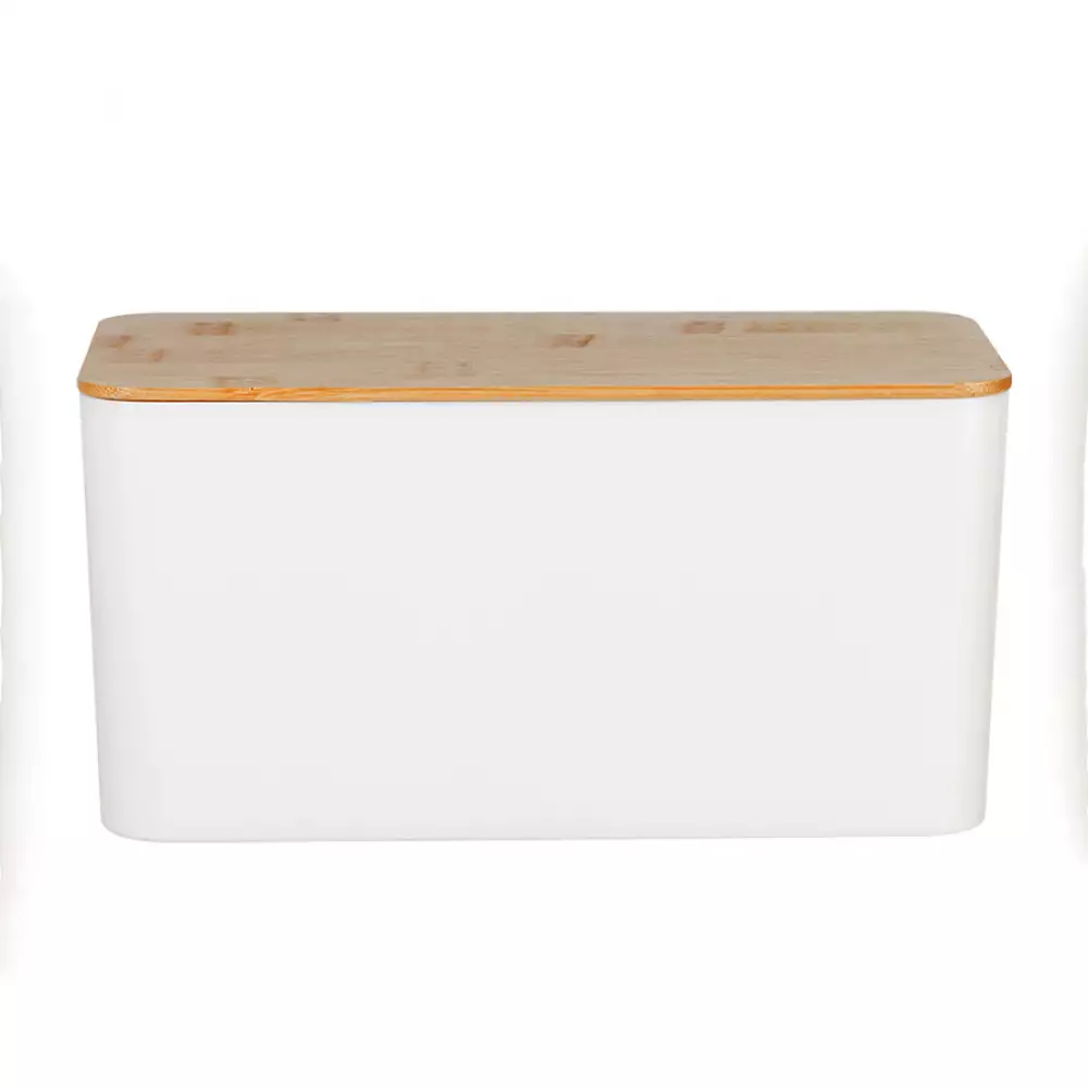 Caja Bamboo 23X11X12Cm Blanco 3 Lt Plastico Tg59551M