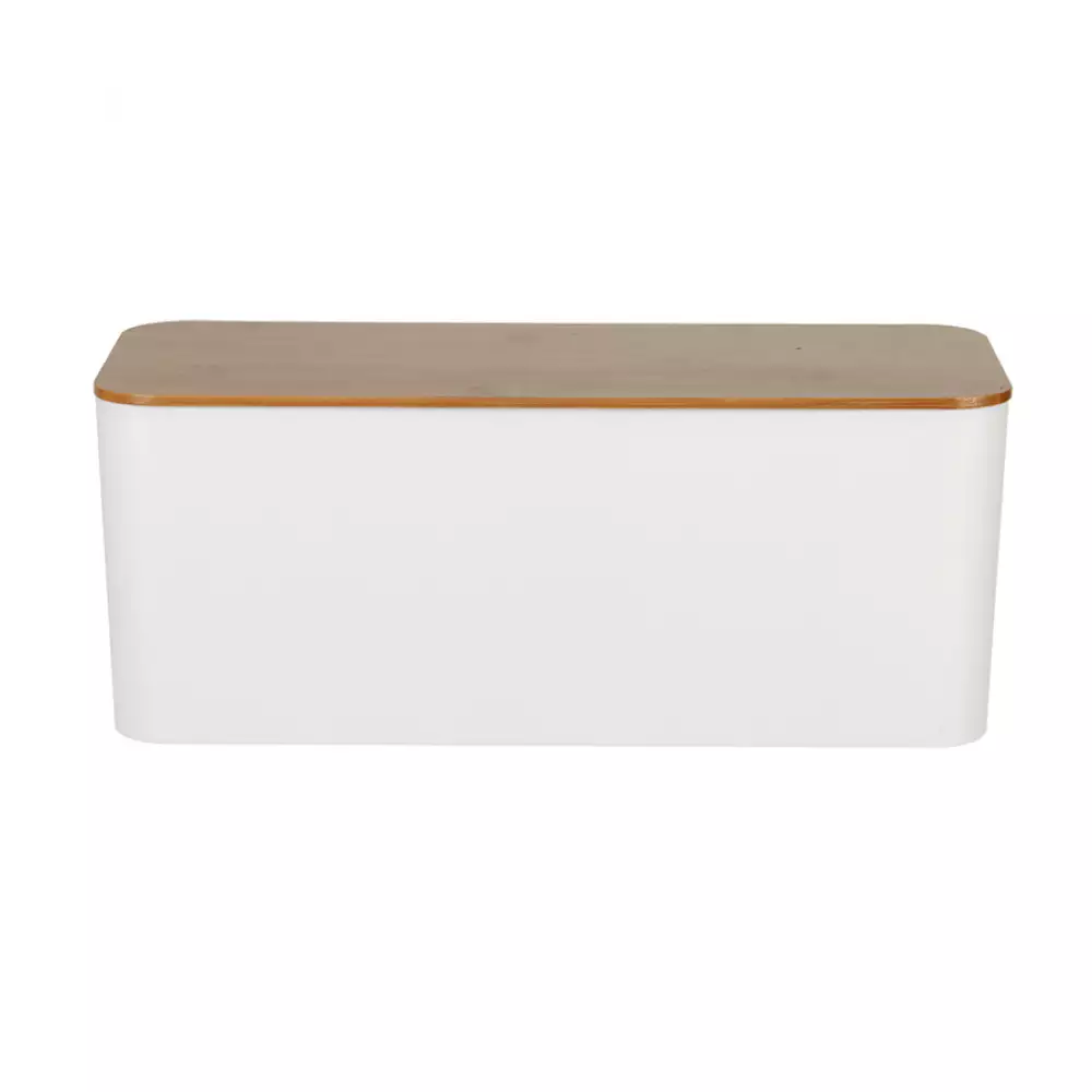Caja Bamboo 32X13X12Cm Blanco 4 Lt Plastico Tg59552M