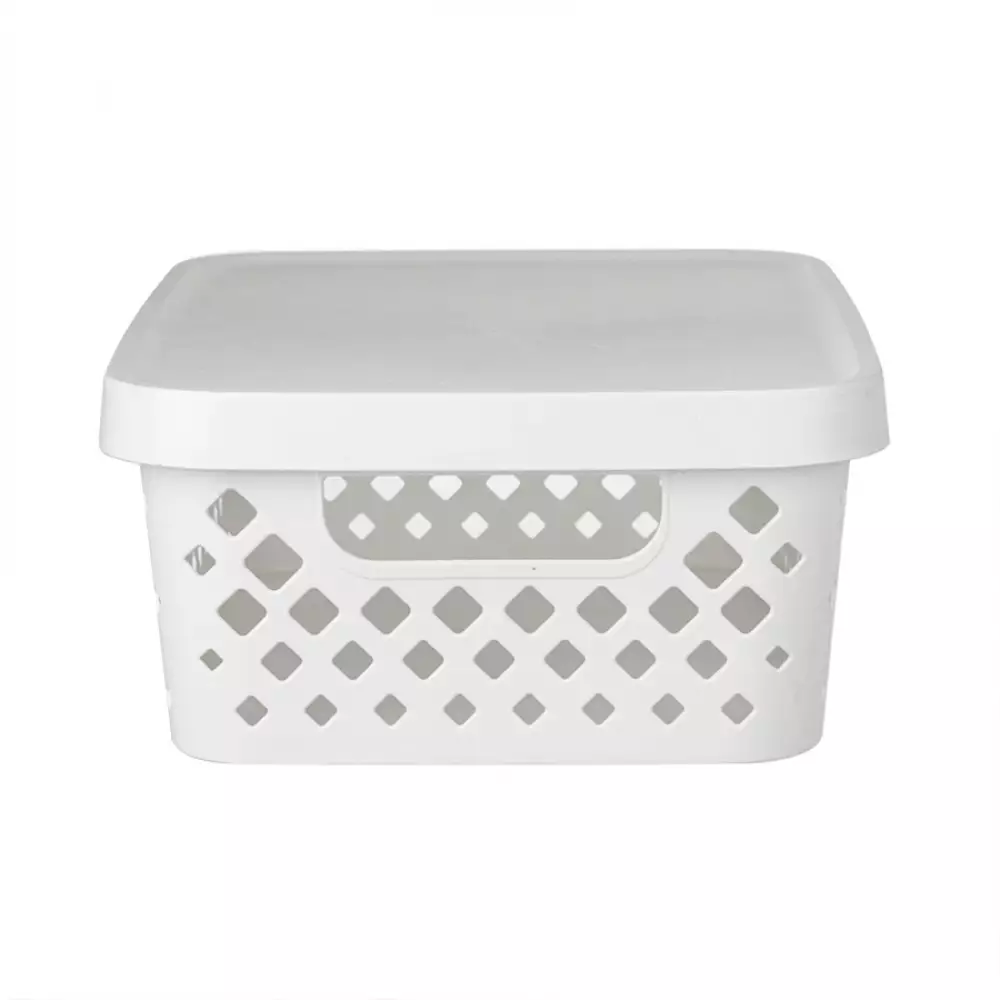 Caja Diamond 36X28X14Cm Blanco 10.5 Lt Plastico Tg515
