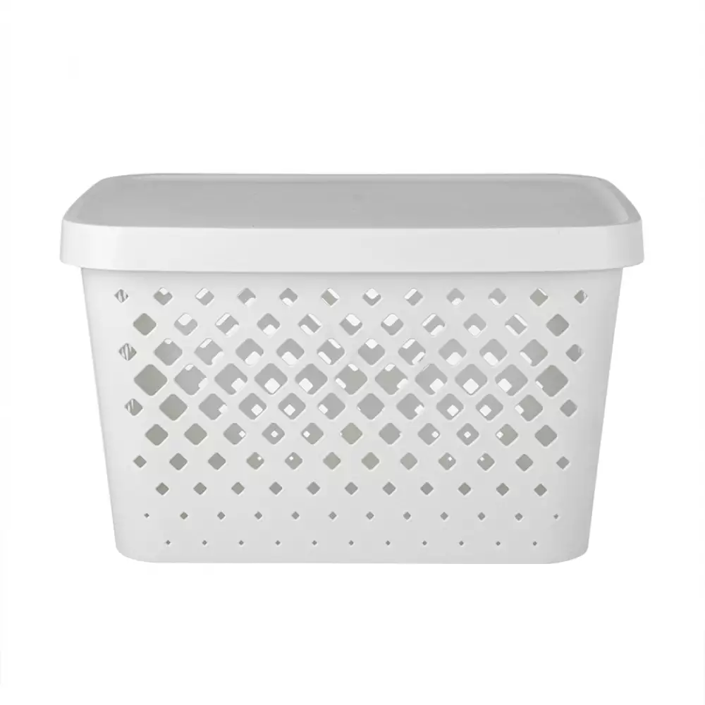 Caja Diamond 36X28X22Cm Blanco 16.5 Lt Plastico Tg515