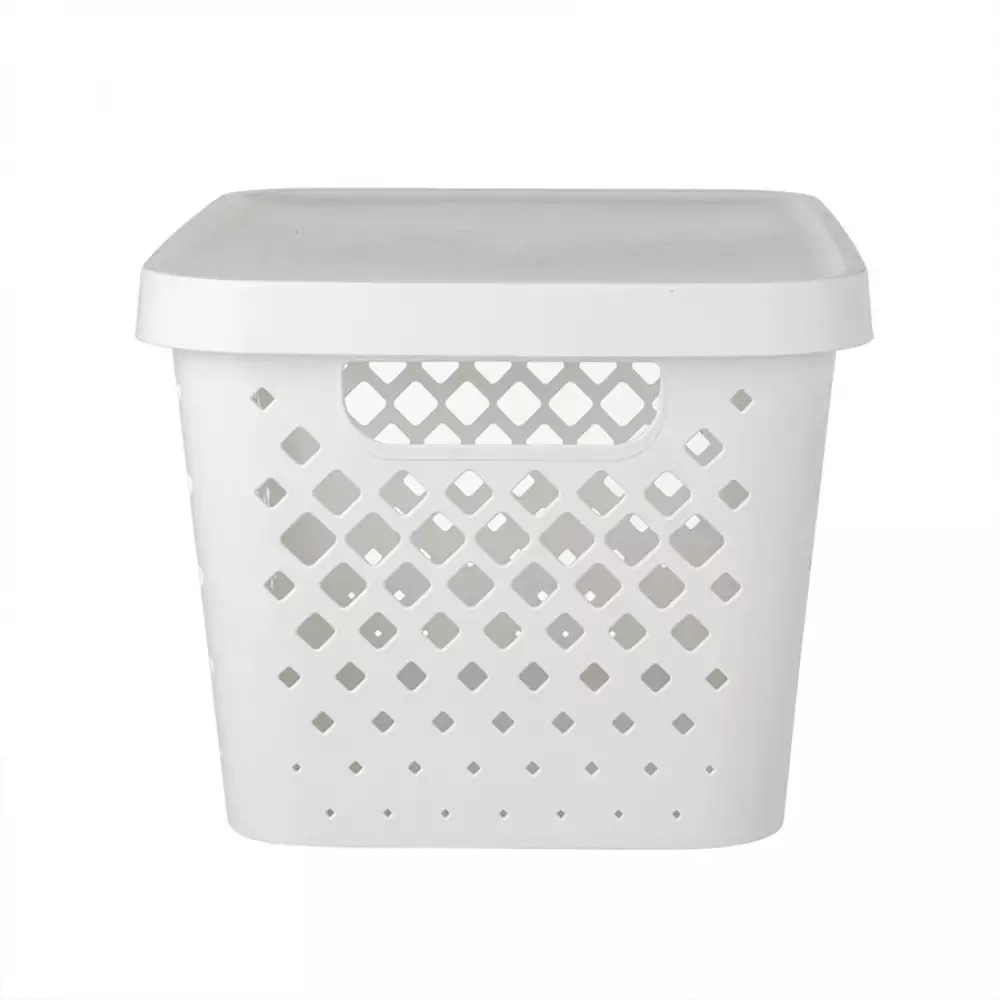 Caja Diamond 36X28X22Cm Blanco 16.5 Lt Plastico Tg515