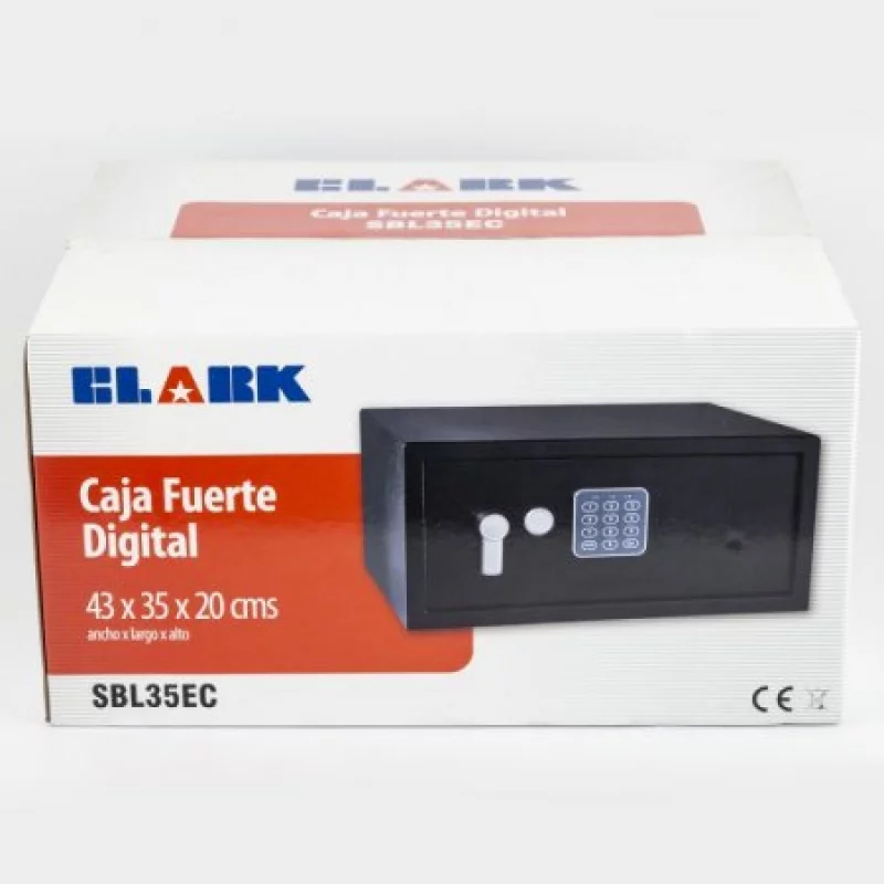 Caja Fuerte Clark Sbl35Ec Electrónica Negra 35X43X20