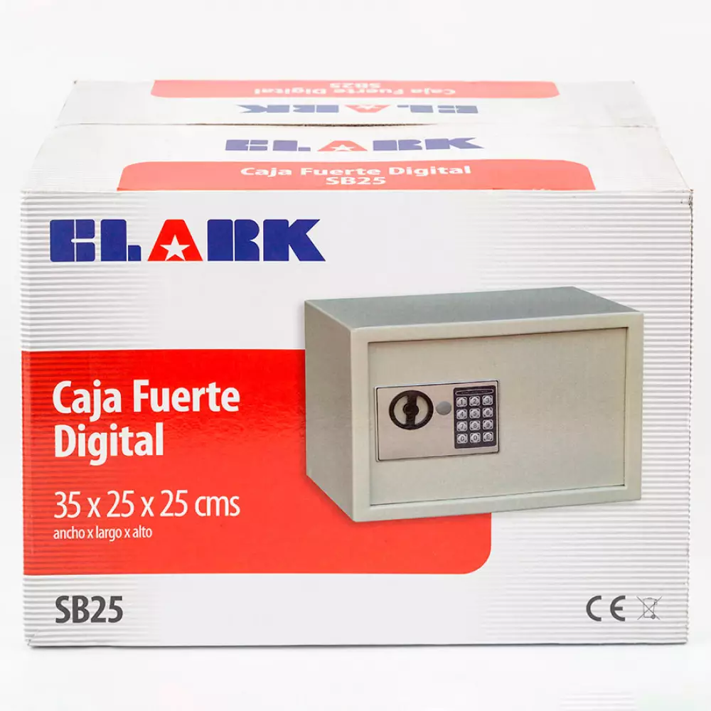 Caja Fuerte Electrónica Clark-Gris. 2