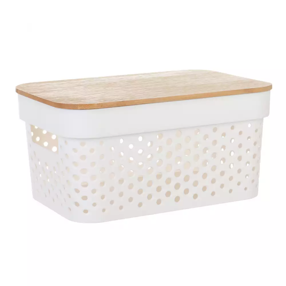 Caja Infinity 26X17X13Cm Blanco 4 Lt Polietileno Tg51193M