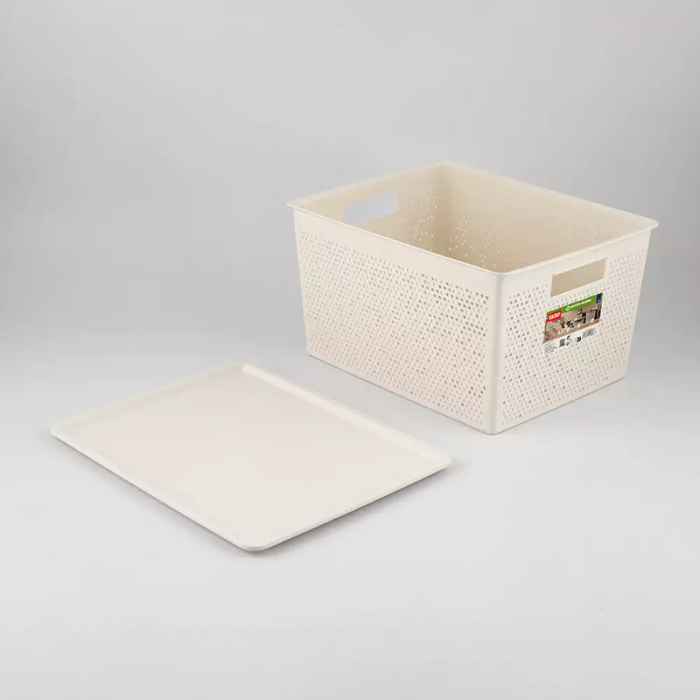 Caja Tatay   30X22X39Cm Blanco 20 Lt Plastico