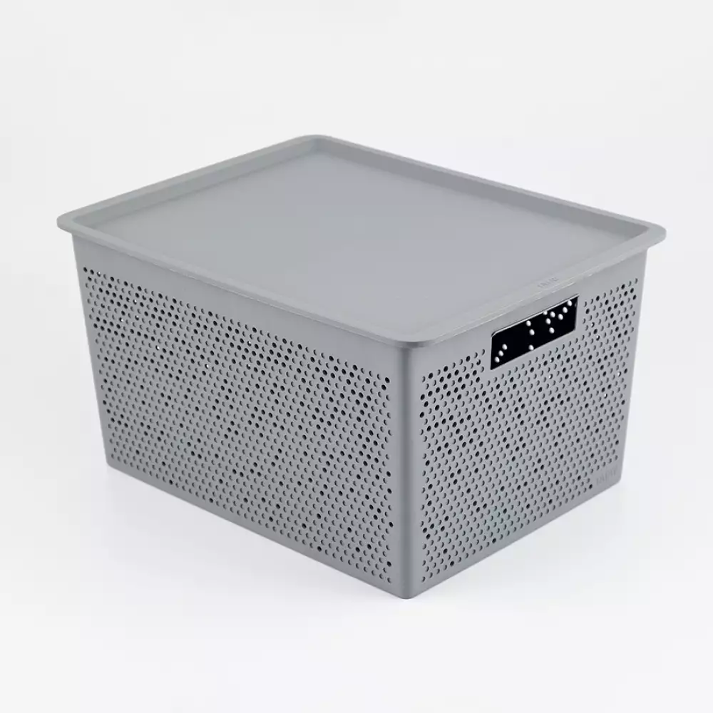 Caja Tatay 30X22X39Cm Gris 20 Lt Plastico