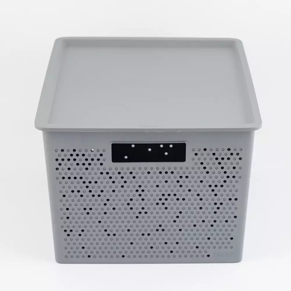 Caja Tatay 30X22X39Cm Gris 20 Lt Plastico