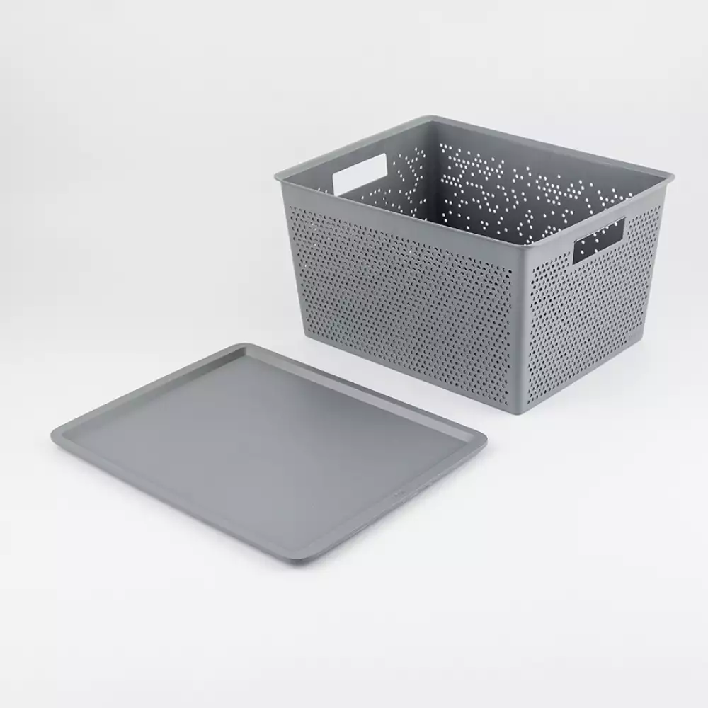 Caja Tatay 30X22X39Cm Gris 20 Lt Plastico