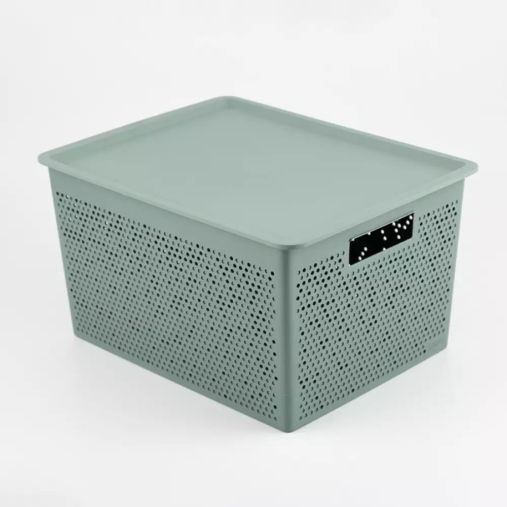 Caja Tatay   30X22X39Cm Verde 20 Lt Plastico