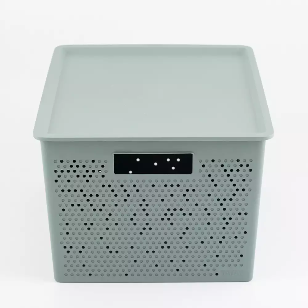 Caja Tatay   30X22X39Cm Verde 20 Lt Plastico