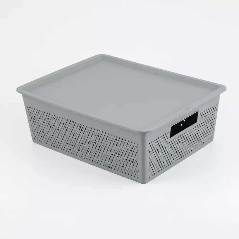 Caja Tatay 30X14X39Cm Gris 12 Lt Plastico 7014214